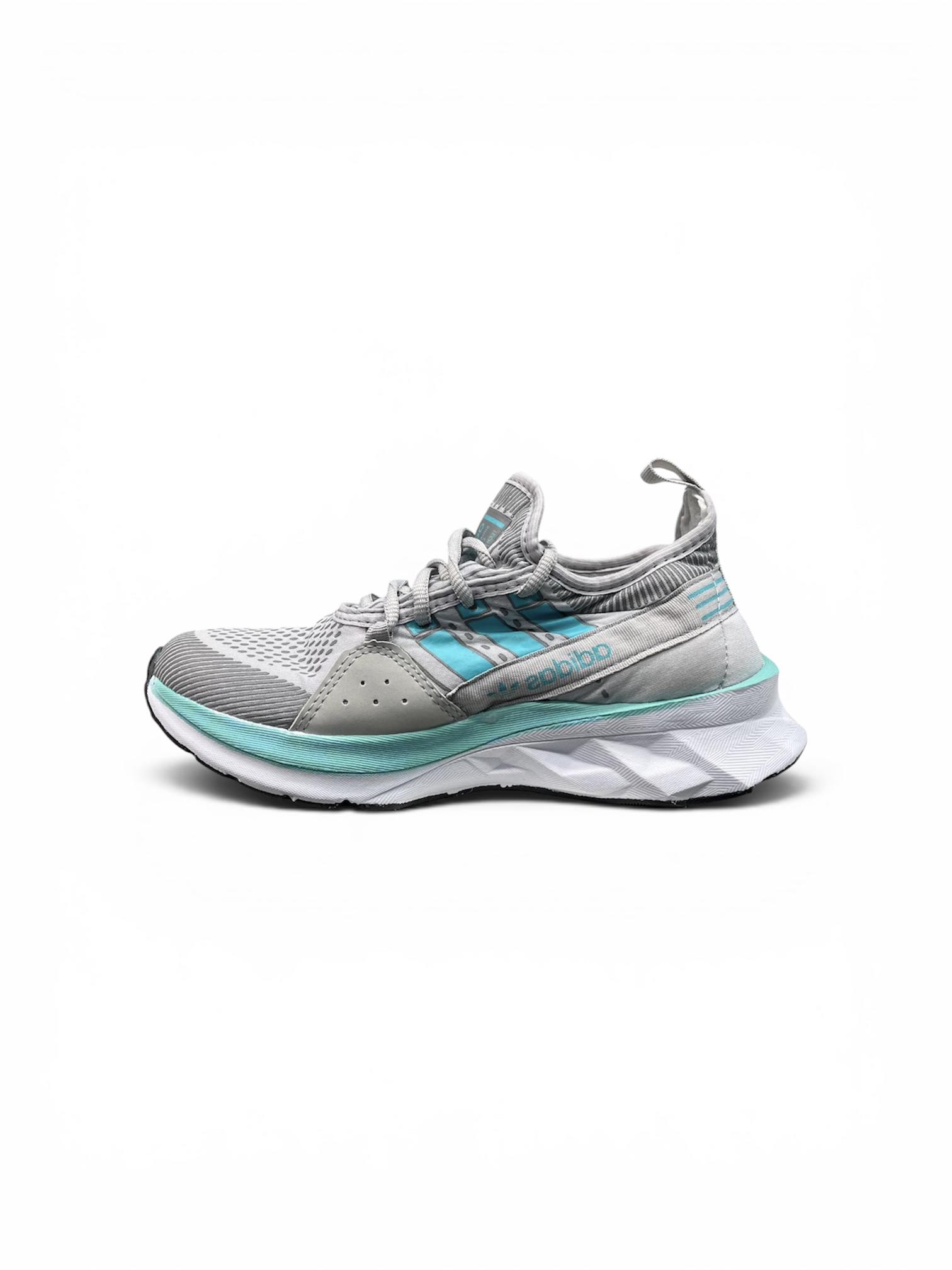 ADIDAS FLY ( CINZA / TURQUESA)