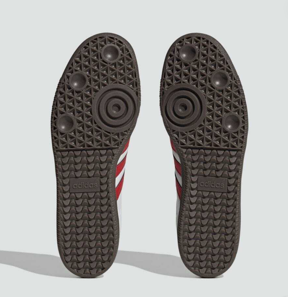 ADIDAS SAMBA ( BRANCO / VERMELHO )