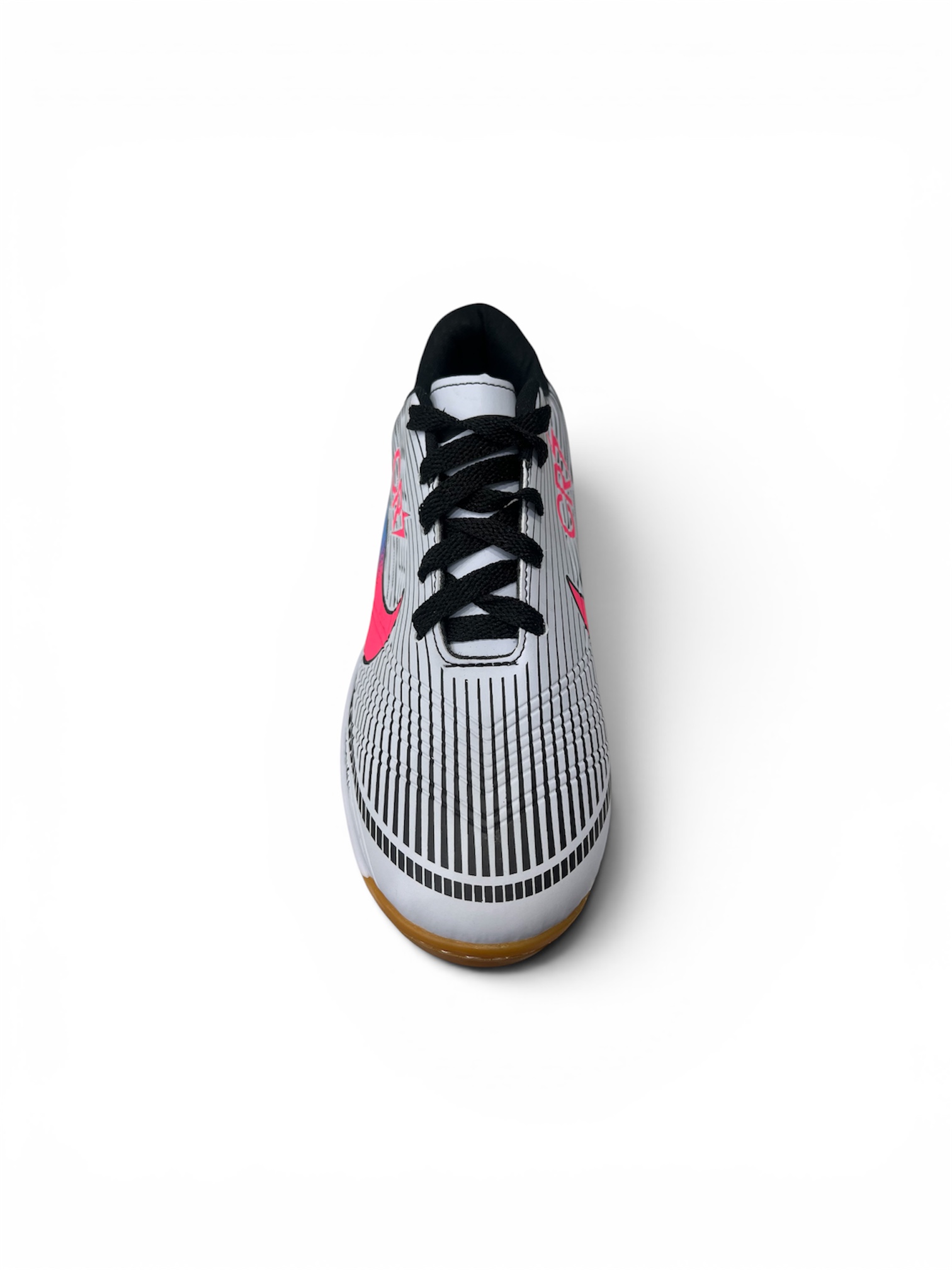 CHUTEIRA FUTSAL CR7 ( BRANCO / PRETO )