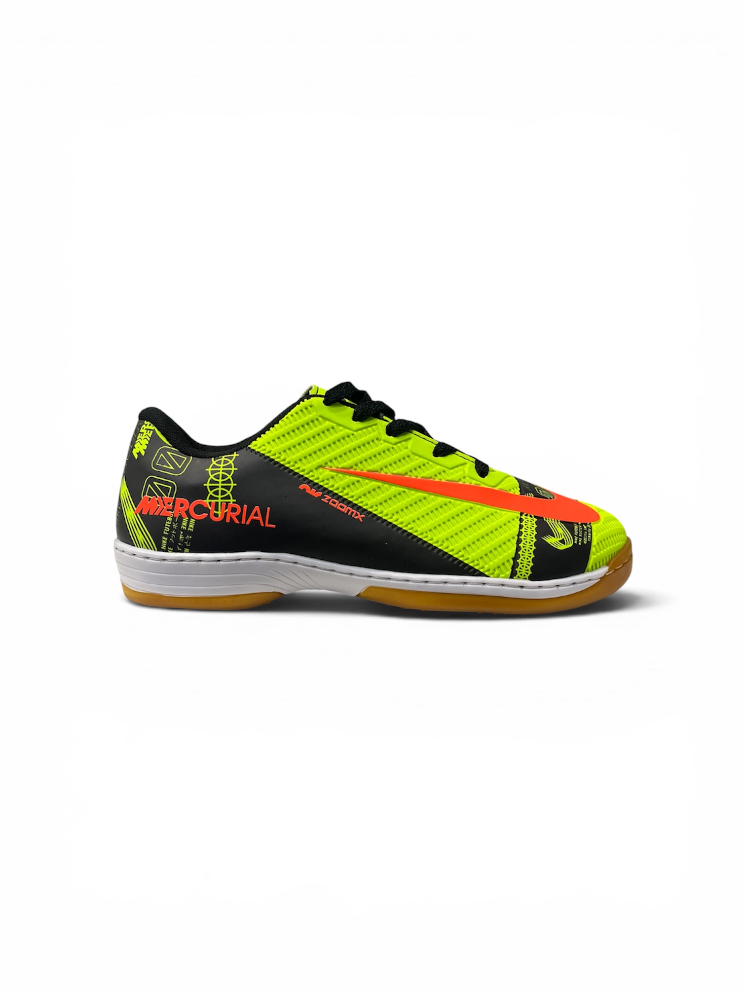 CHUTEIRA FUTSAL MERCURIAL ( PRETO / VERDE )