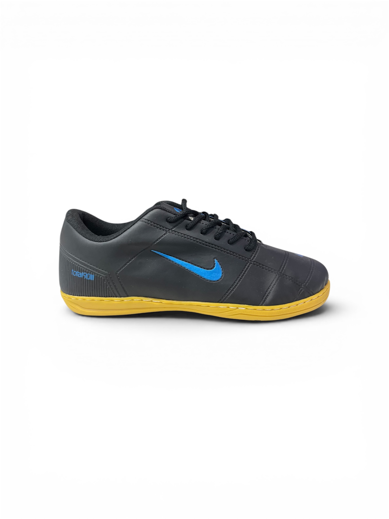 CHUTEIRA TOTAL 90 FUTSAL ( PRETO / AZUL )
