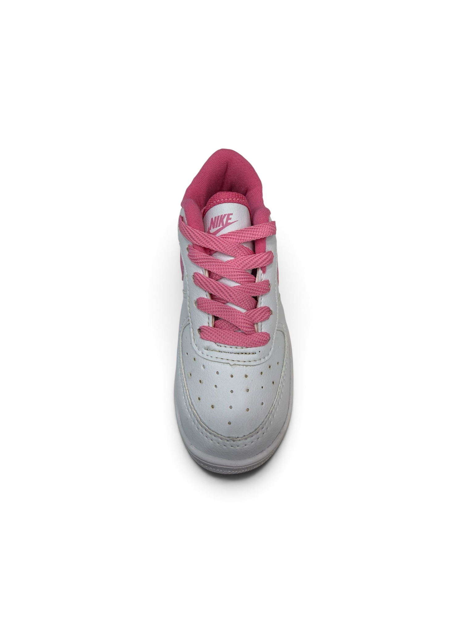 KIDS NIKE AIR FORCE ( BRANCO / ROSA )