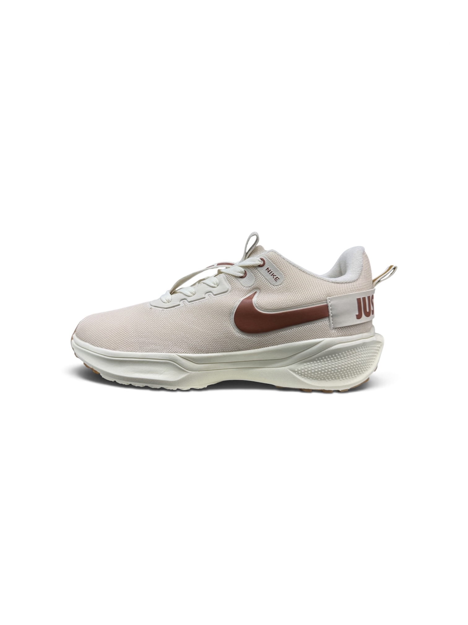 NIKE JUST DO IT ( OFF-WHITE/MARROM )