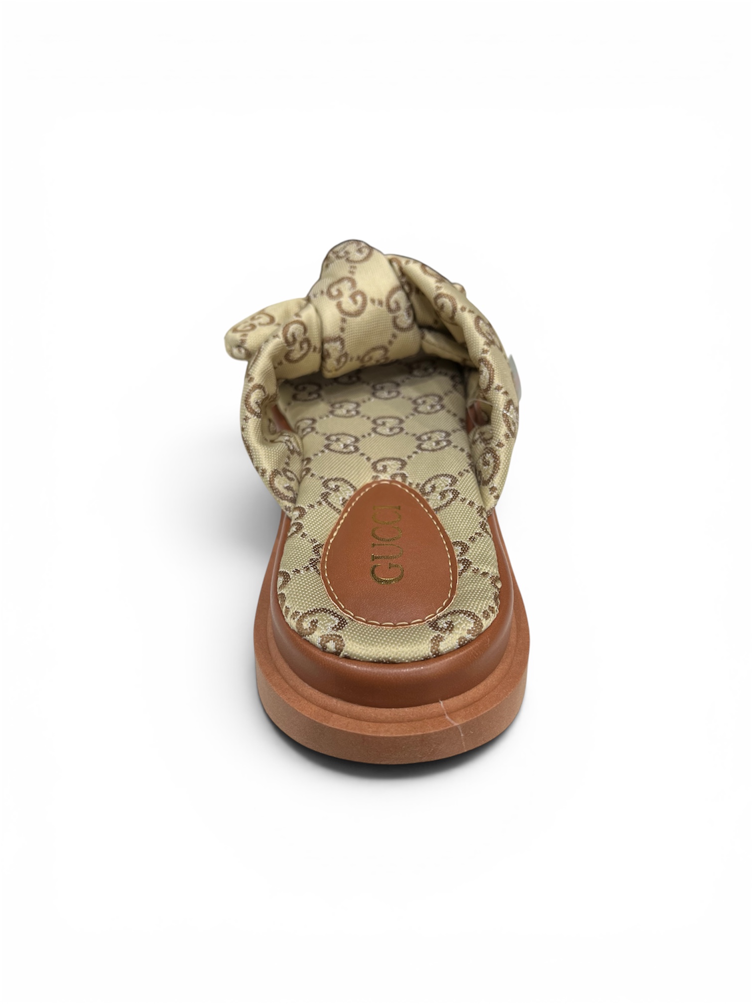 SANDÁLIA GUCCI LAÇO ( NUDE )