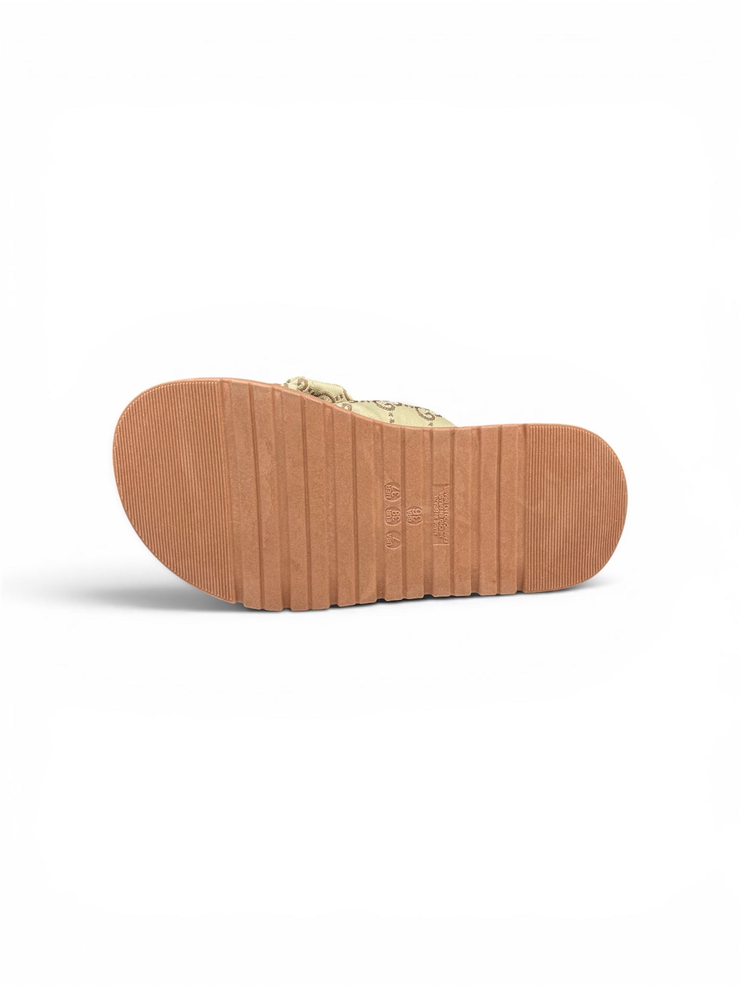 SANDÁLIA GUCCI LAÇO ( NUDE )
