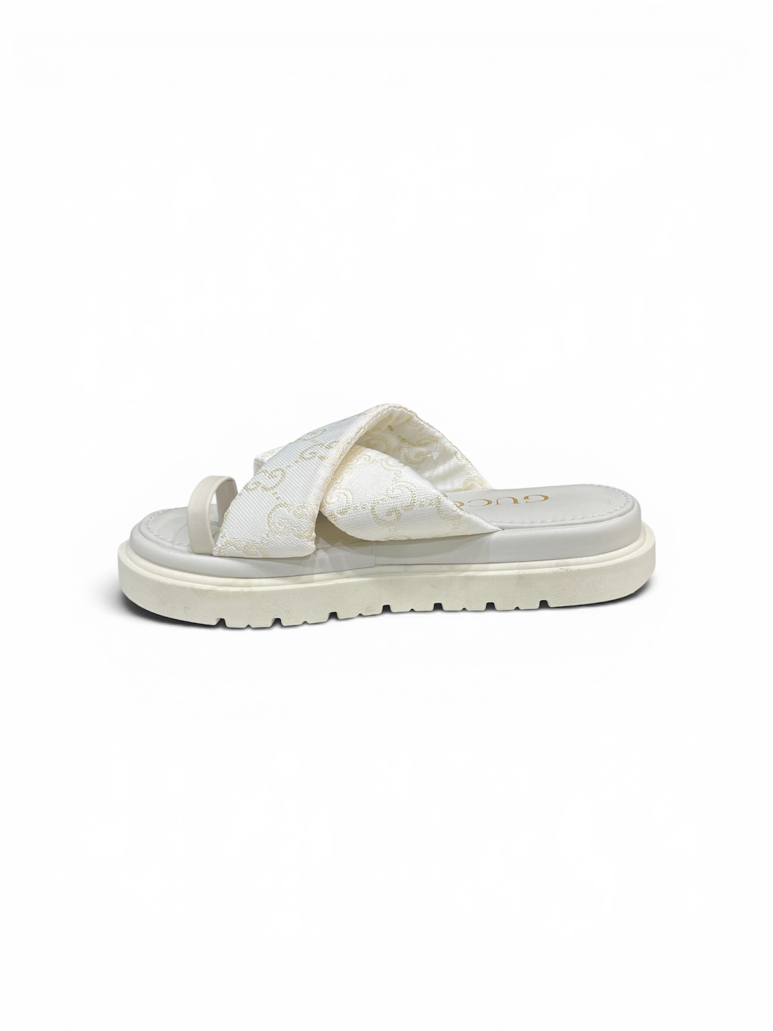 SANDÁLIA GUCCI X ( BAGE )